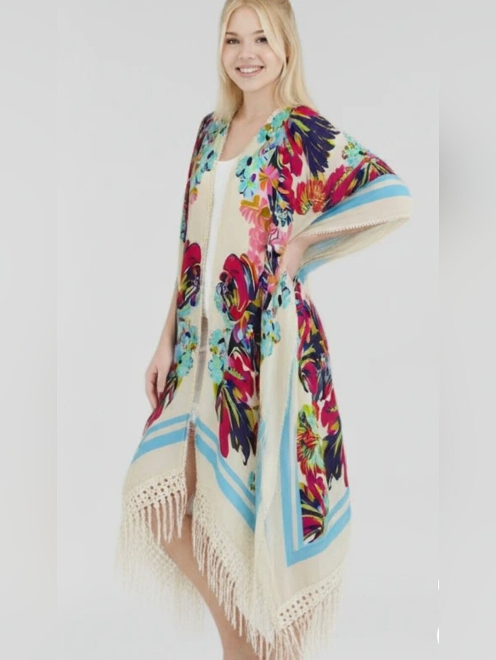 Woven Heart Kimono